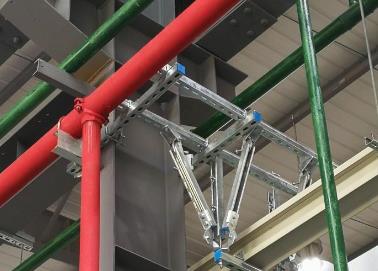 本溪该抗震支架的整体式支吊架结构协调性好